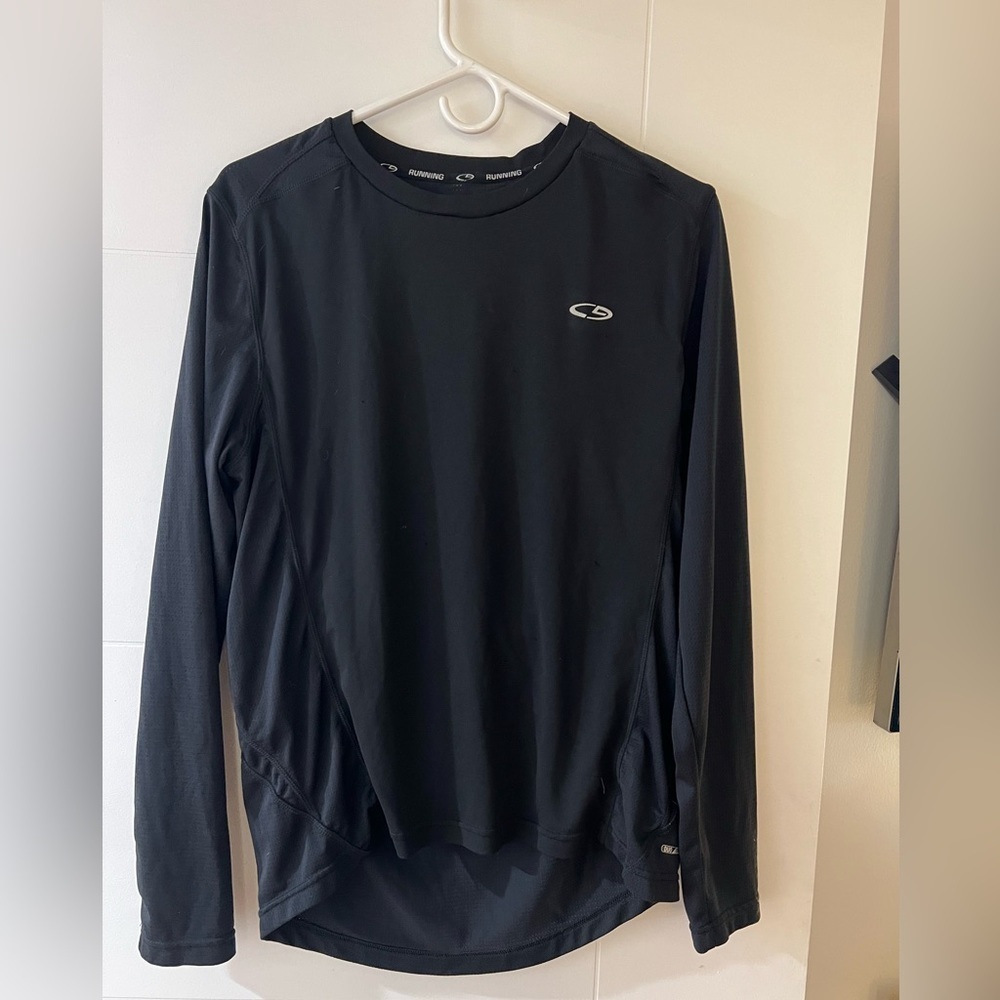 Black Champion men’s long sleeve running shirt